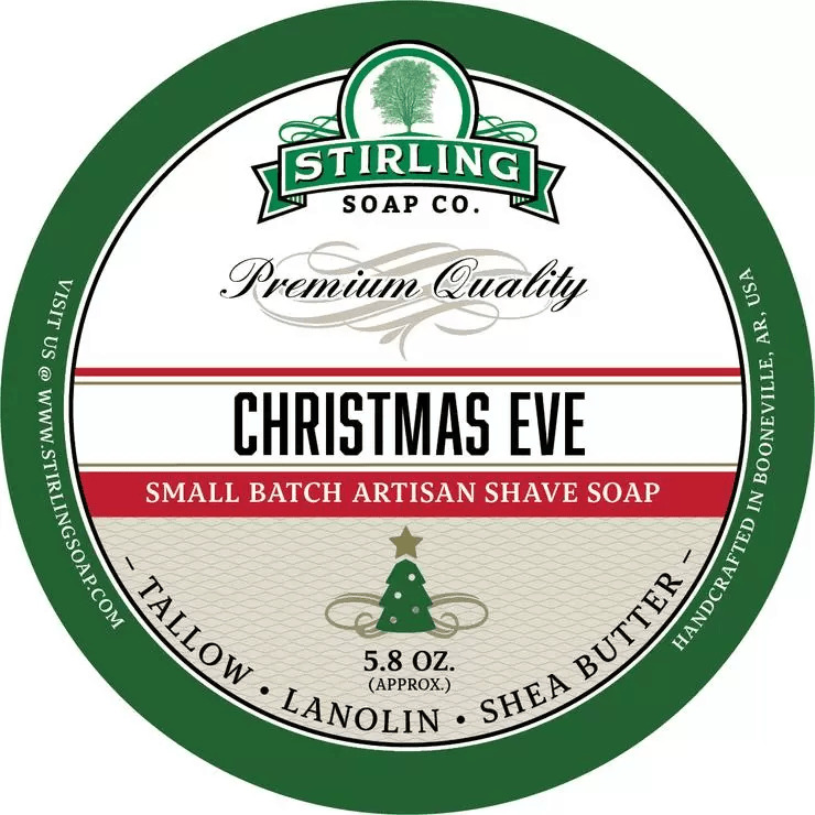 Stirling Soap Co. Christmas Eve Shaving Collection by Pasteur Pharmacy