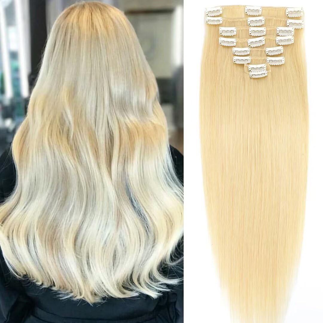 VIP Clip Extensions / Silky Straight 18" (140 g) - ClipeX System
