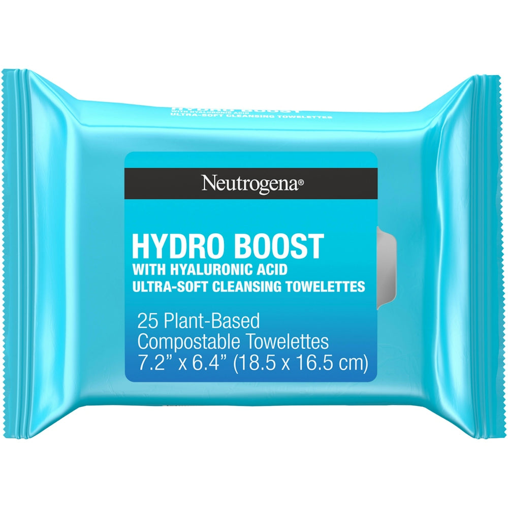 Neutrogena Hydro Boost Face Cleansing & Makeup Remover Wipes by Pasteur Pharmacy