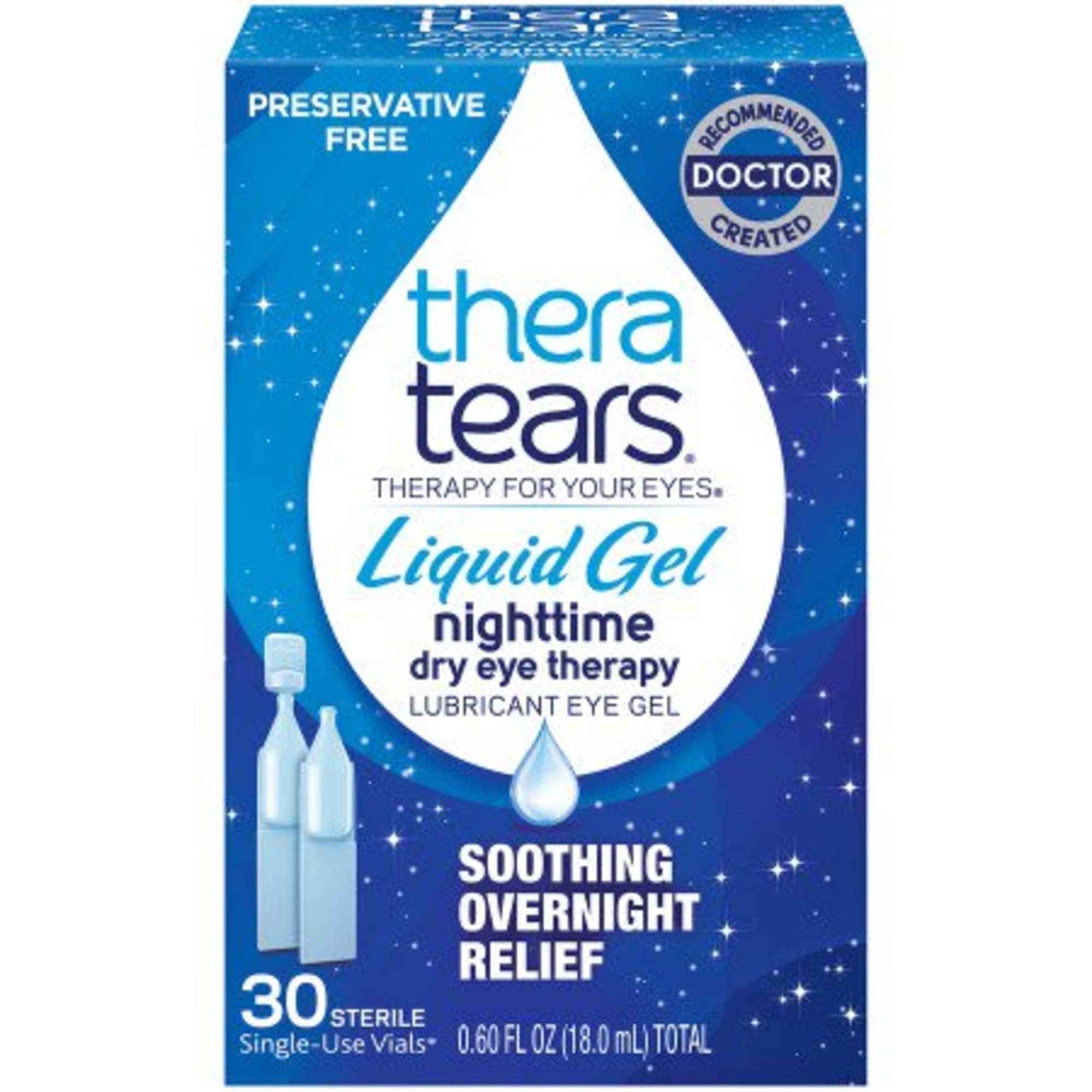 TheraTears Lubricant Eye Gel Nighttime Sterile Units 30Ct