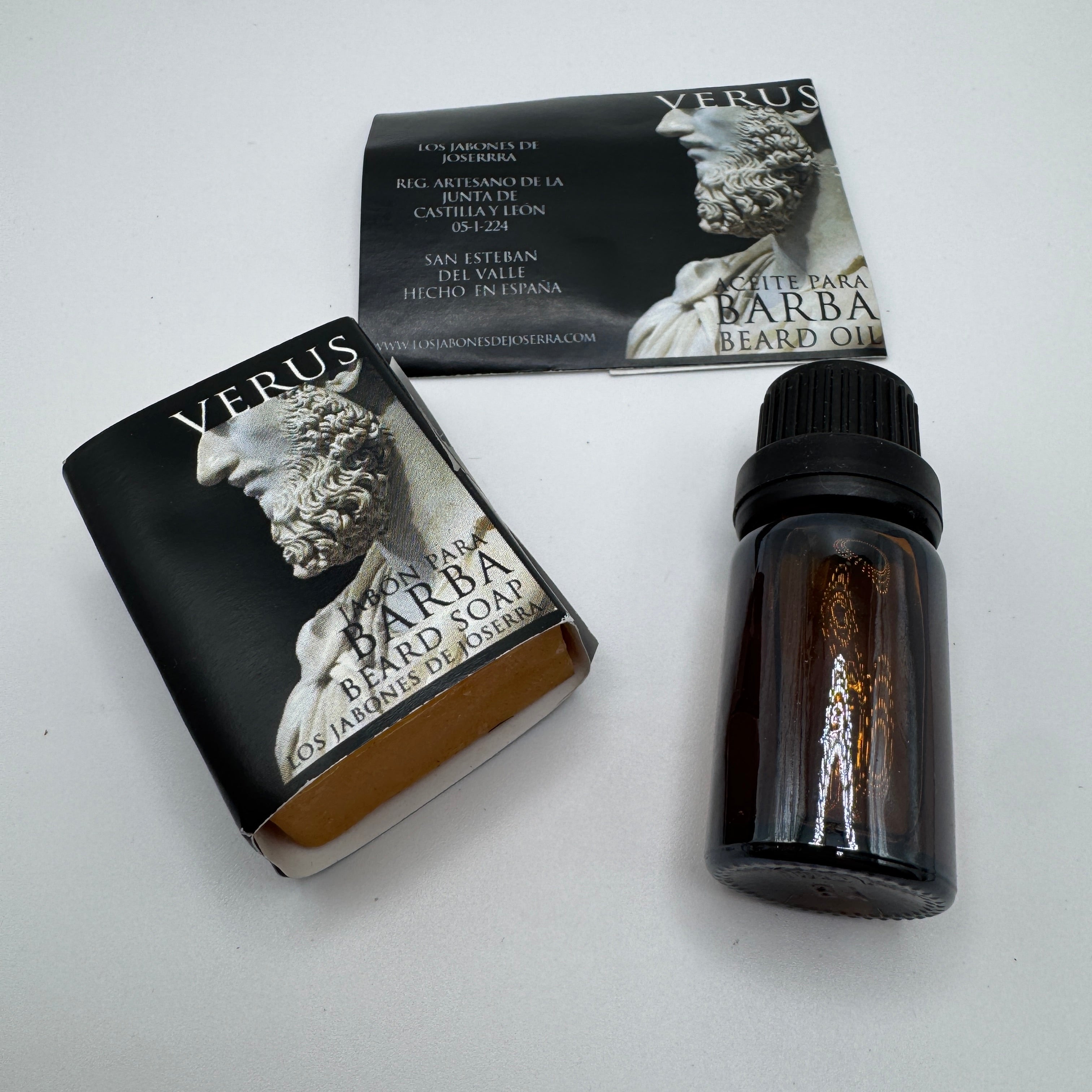 Los Jabones de Joserra Beard Soap & Oil Travel Kit 3.5oz by Pasteur Pharmacy