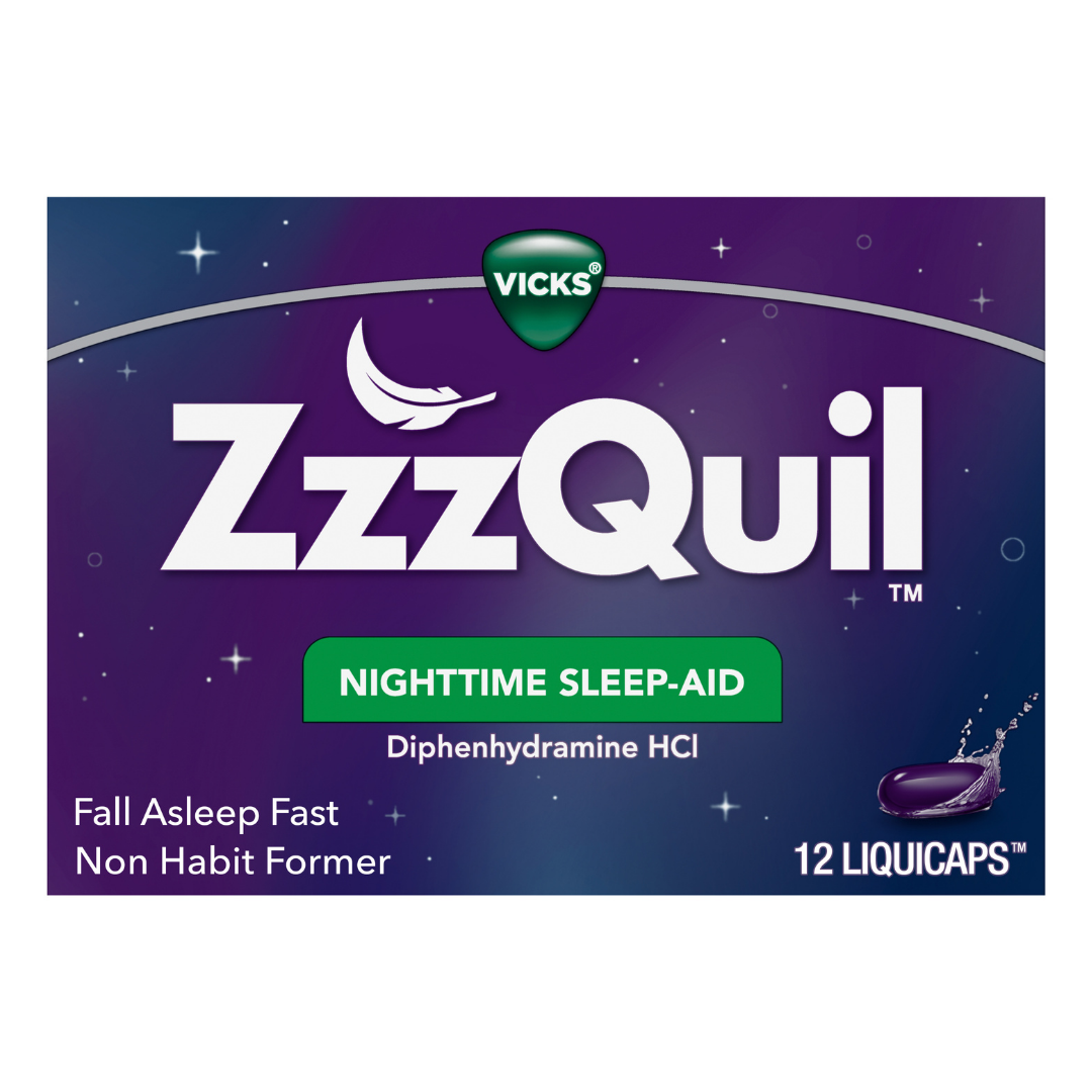 Vicks ZzzQuil Nighttime Sleep-Aid Liquicaps (12 ct) by Farmacias Savia