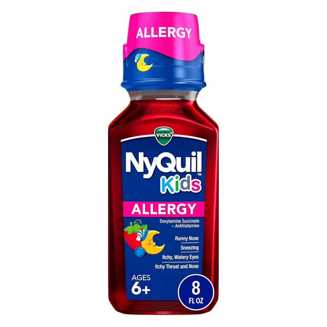 Vicks NyQuil Kids Allergy Relief Berry Flavor (8 fl oz) DestGlow