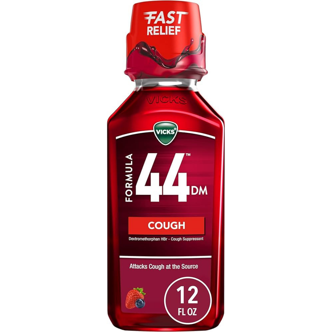 Vicks Formula 44 DM Cough Suppressant Liquid (12 fl oz) DestGlow