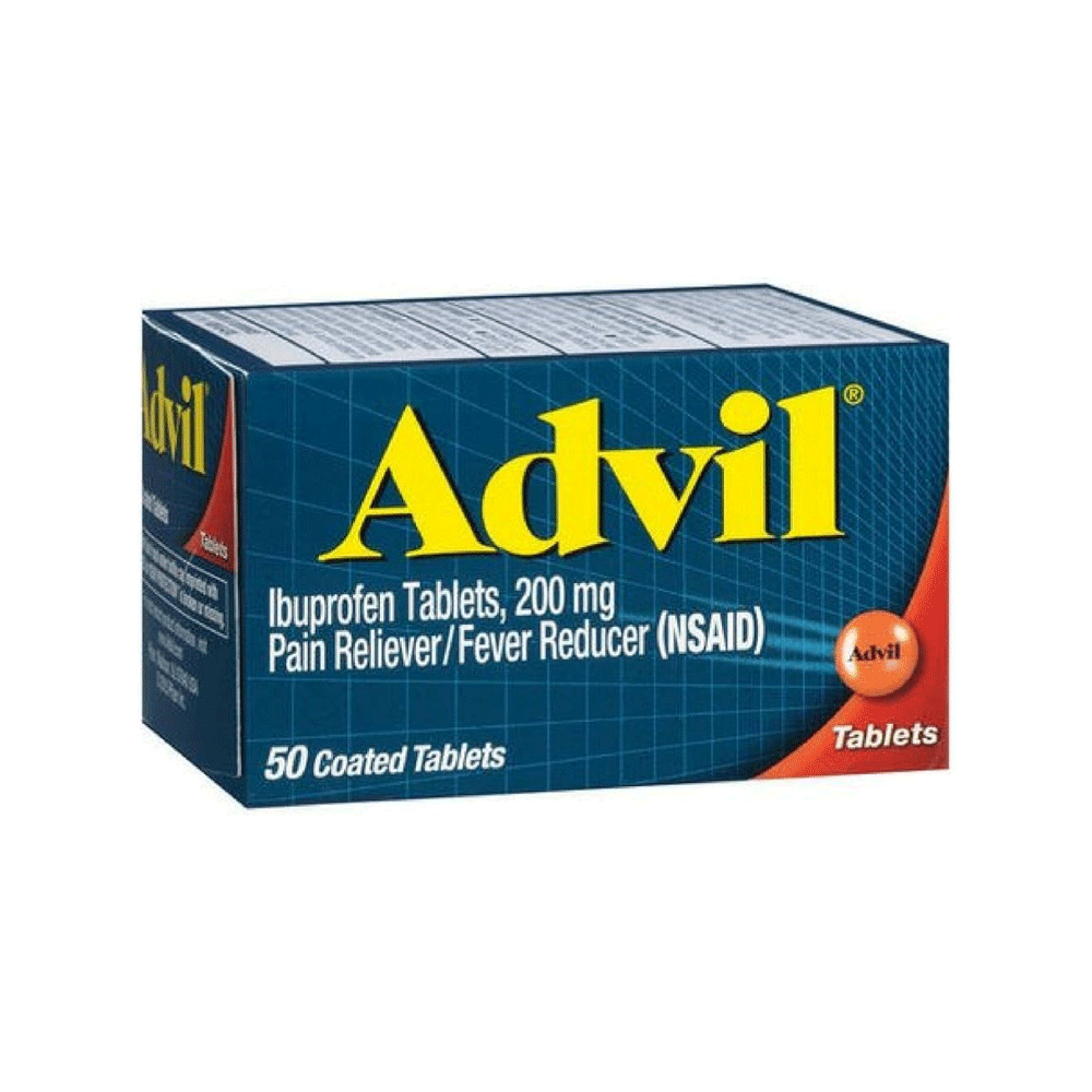 Advil Ibuprofen Pain Reliever/Fever Reducer, 200 Mg Coated Tablets by Pasteur Pharmacy