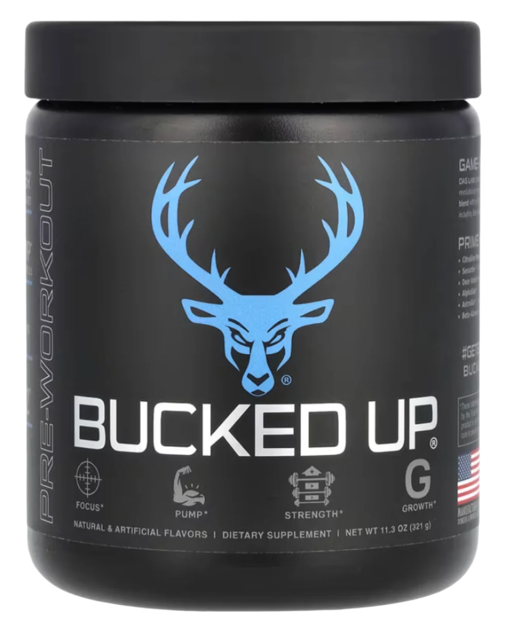 Bucked Up Pre-Workout - Energy, Performance & Focus - 30 Servings