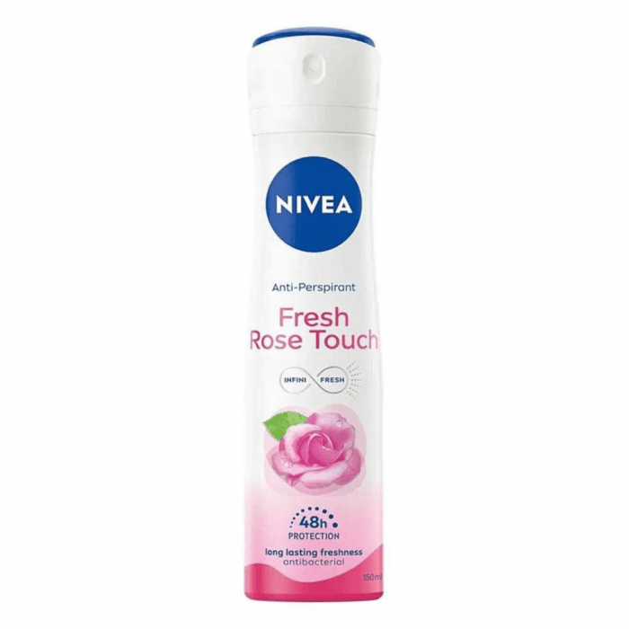 Nivea Fresh Rose Touch Antiperspirant Spray, 150 Ml by Pasteur Pharmacy