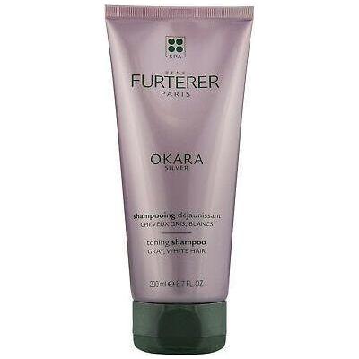 Rene Furterer OKARA SILVER toning shampoo 200 ml / 6.7 fl. oz. by Pasteur Pharmacy