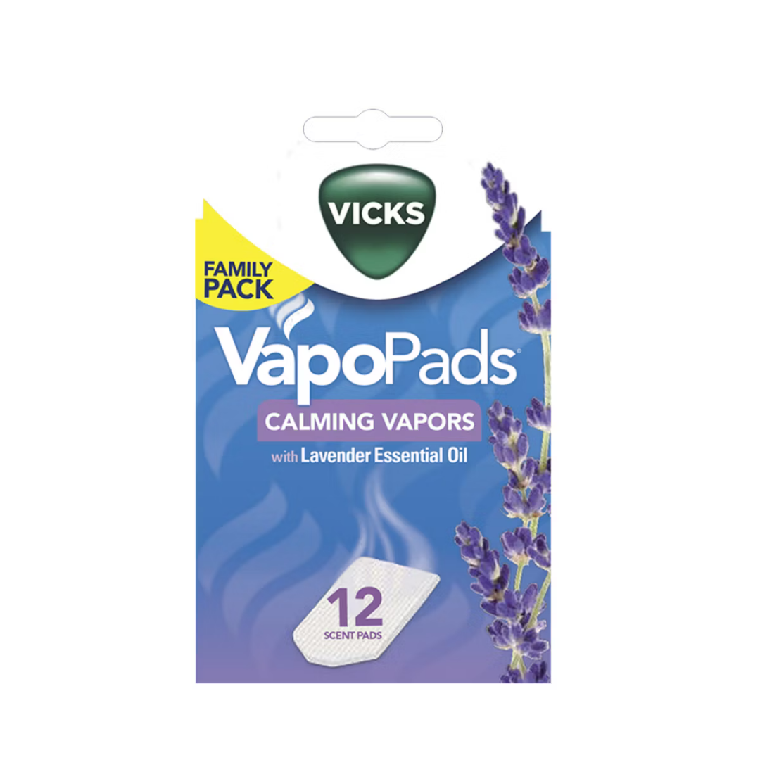 Vicks VapoPads Calming Vapors with Lavender (12 Pads) DestGlow