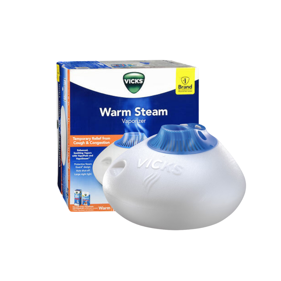 Vicks Warm Steam Vaporizer for Cough and Congestion (1.5 Gallon) DestGlow