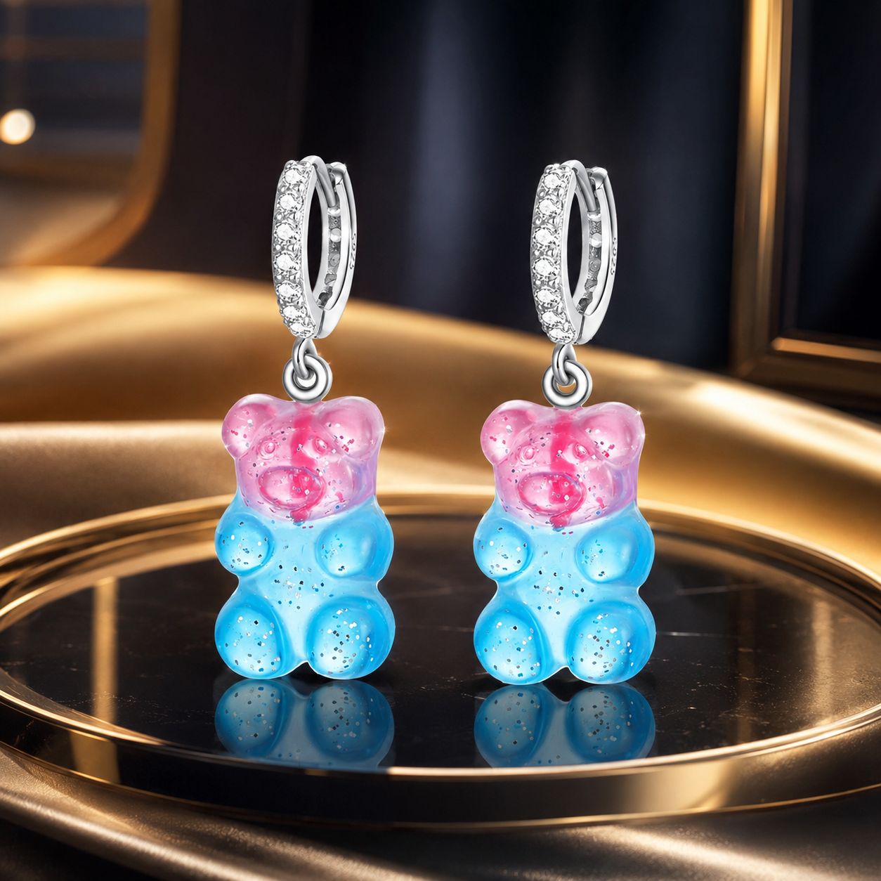 S925 Sterling Silver Pavé Setting CZ Earrings for Women DestGlow