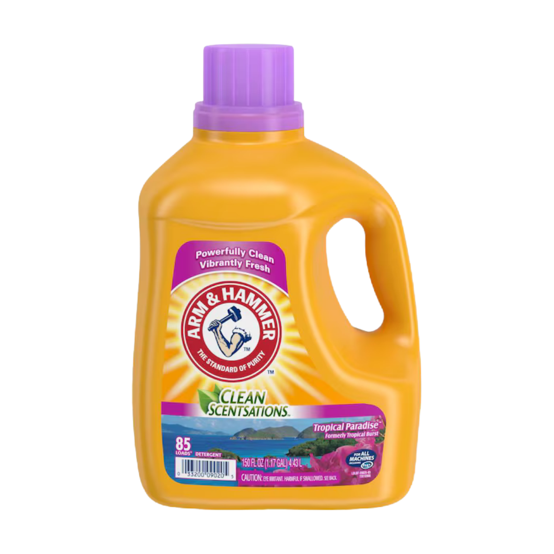 Arm & Hammer Clean Scentsations Tropical Paradise Detergent (150oz) DestGlow