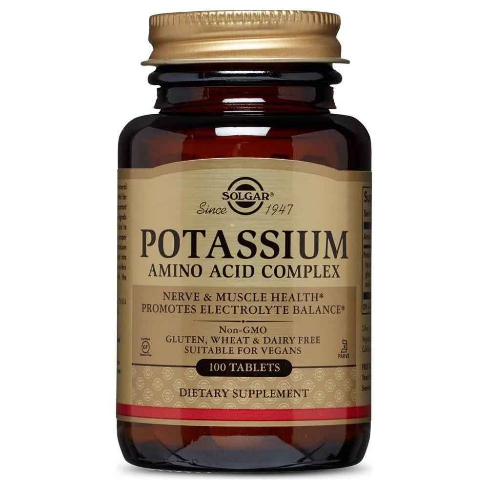 Solgar Potassium Amino Acid Complex 100 Tablets