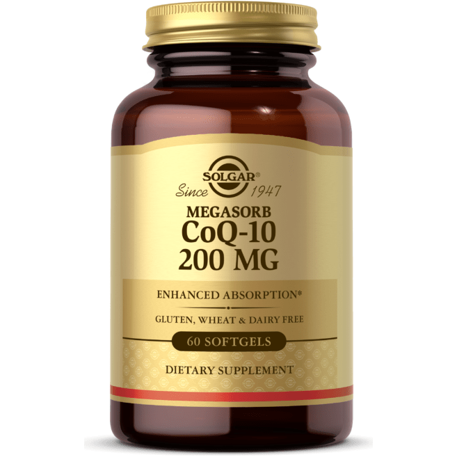 Solgar Megasorb CoQ-10 200 mg 60 Softgels by Pasteur Pharmacy