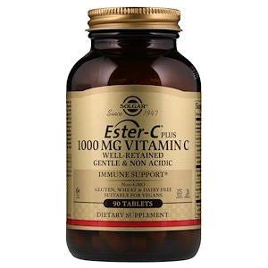 Solgar Ester-C Plus 1000mg Vitamin C 90 Tablets by Pasteur Pharmacy
