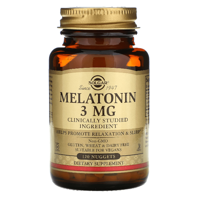 Solgar Melatonin 3mg 120 Nuggets by Pasteur Pharmacy