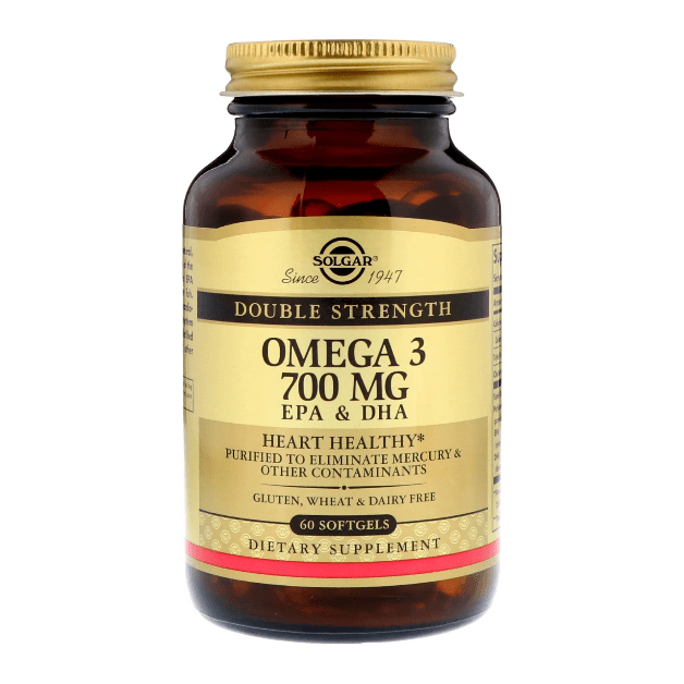 Solgar Double Strength Omega-3 700 mg 60 Softgels by Pasteur Pharmacy