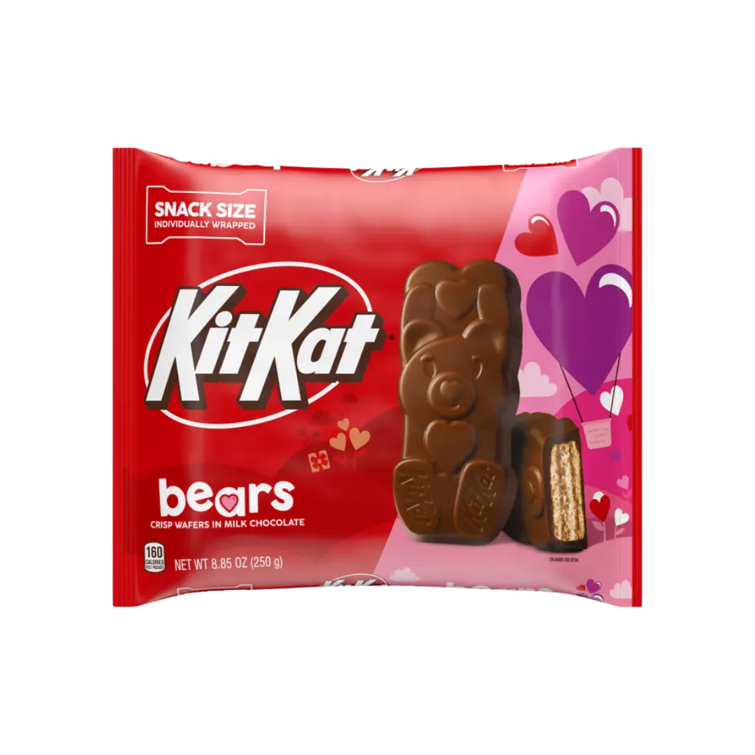 Kit Kat Milk Chocolate Crisp Wafer Bears Snack Size (8.85oz) by Farmacias Savia