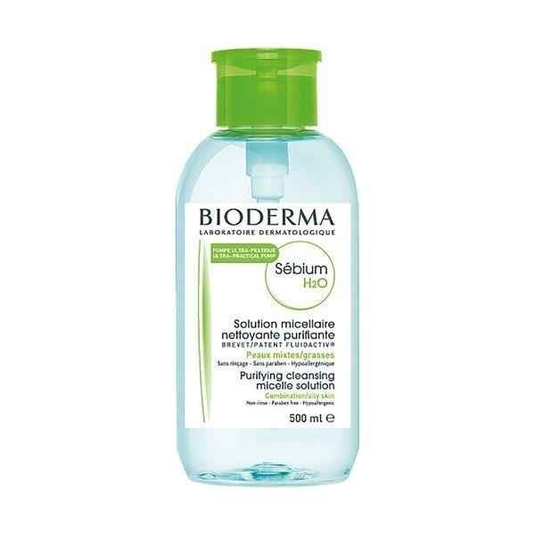 Bioderma Sebium H2o Micellar Water Pump Reverse 500ml