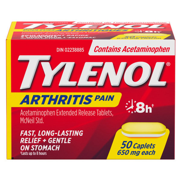 Tylenol® Arthritis Pain – 650 mg Extended-Release Caplets - DestGlow