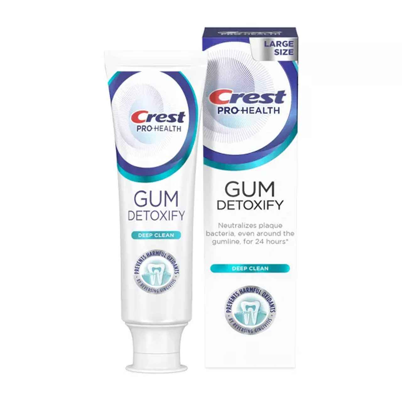 Crest Pro Health Gum Detoxify Deep Clean Toothpaste 4.8 oz
