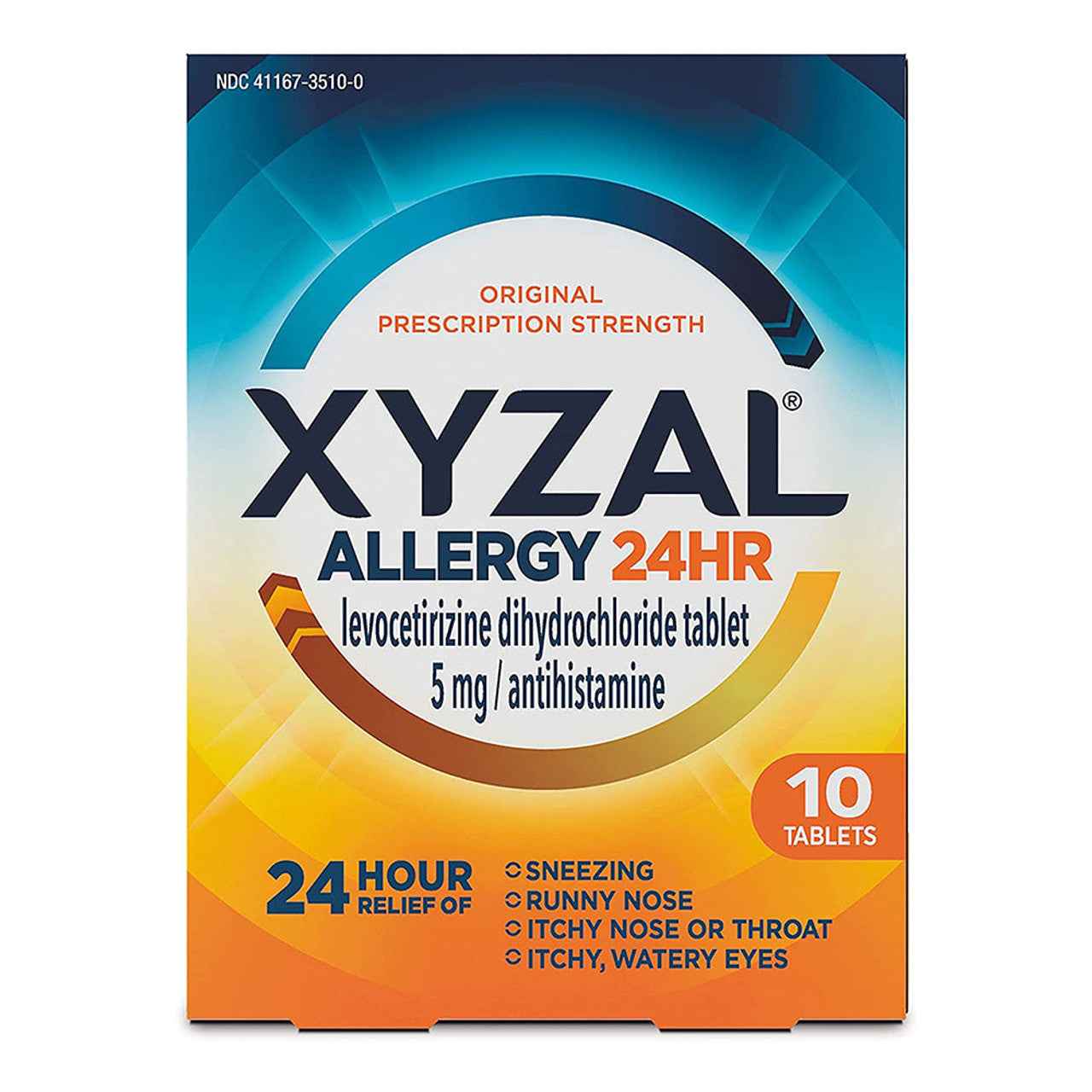 Xyzal Tablets 5 Mg Prescription Strength Original Allergy 24 Hr by Pasteur Pharmacy