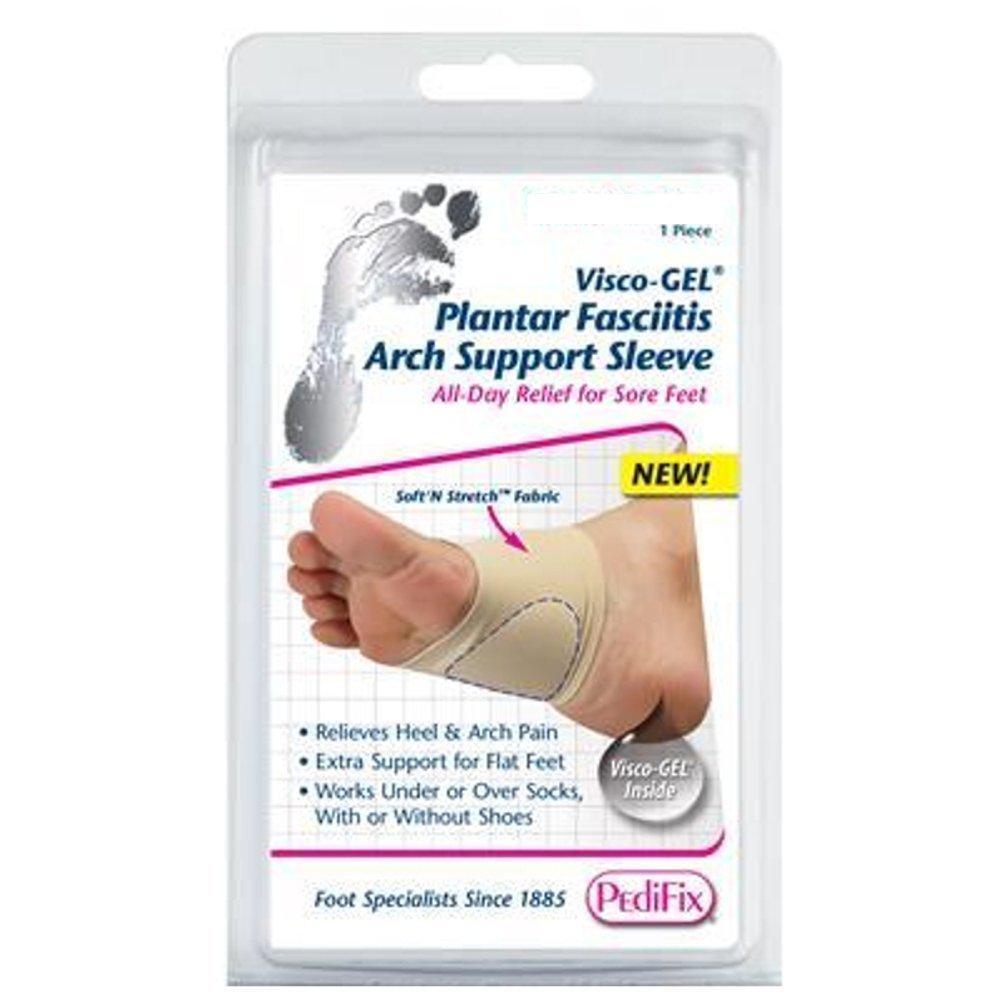 PediFix Plantar Visco-Gel Sleeve Arch Support Large/Xlarge 1 Count Each by Pasteur Pharmacy