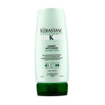 Kerastase Resistance Ciment Anti-Usure Reinforcing And Refinishing Treatment For Damaged Lengths & End Rinse Out 200ml/6.8oz by Pasteur Pharmacy