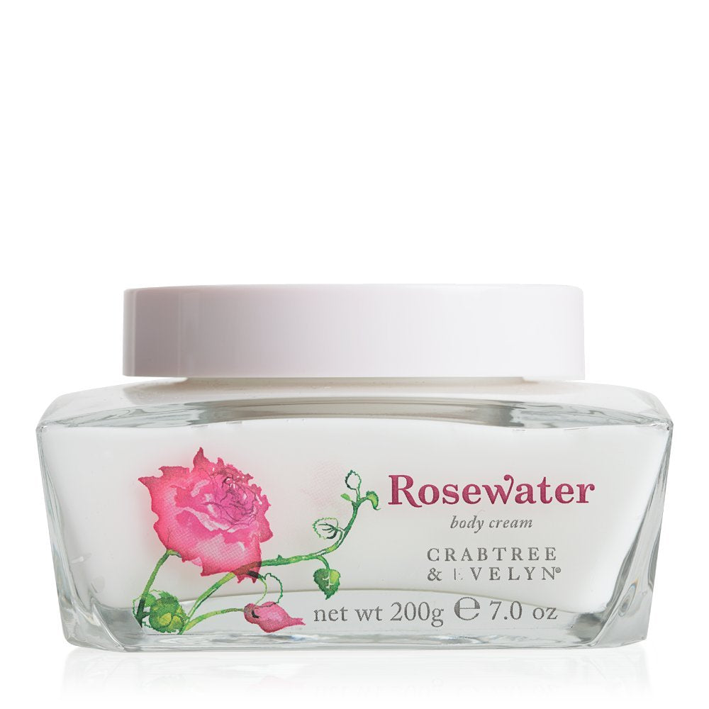 Crabtree & Evelyn Rose Water Body Cream, 200g by Pasteur Pharmacy