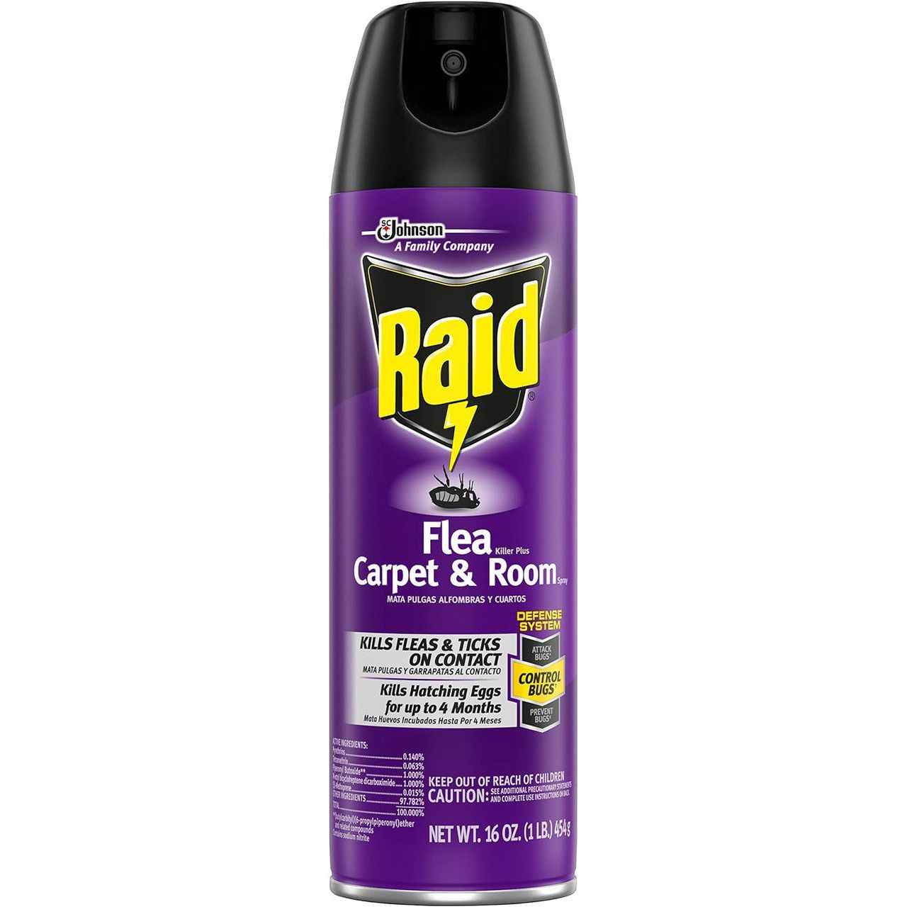 Raid Flea Killer Insecticide 16 Oz. Aerosol Can