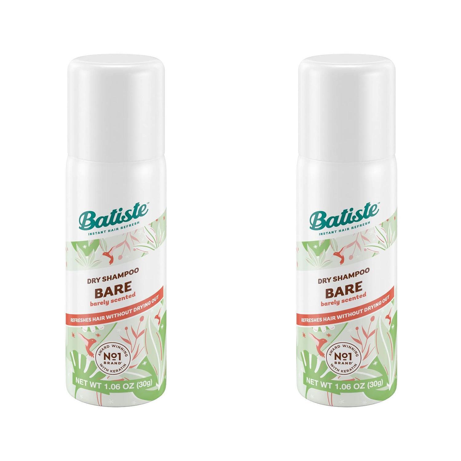 Batiste Dry Shampoo, Bare, Mini Travel Size 1.6 Oz by Pasteur Pharmacy