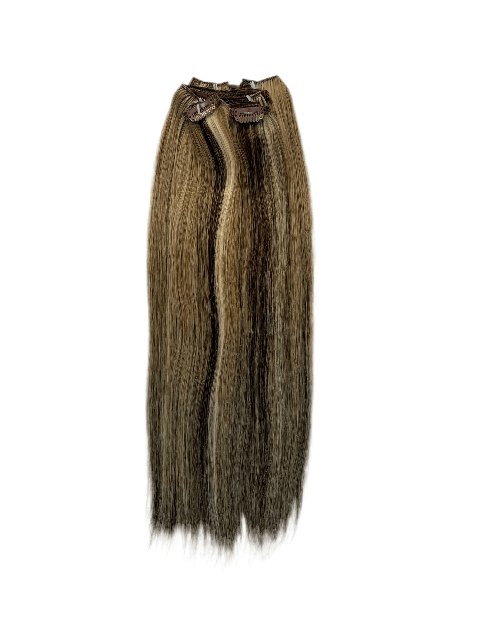 VIP Clip Extensions / Silky Straight 18" (140 g) - ClipeX System