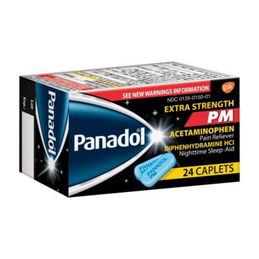 Panadol Extra Strength PM (500mg 24ct) DestGlow