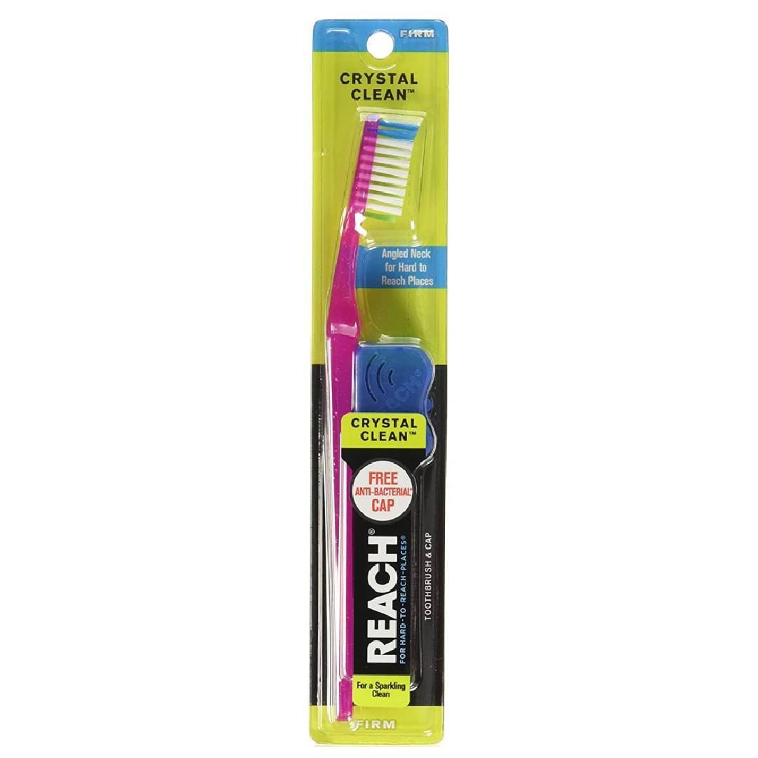 Reach Crystal Clean Toothbrush - Firm Bristles, Contoured Handle (1 Count) by Pasteur Pharmacy