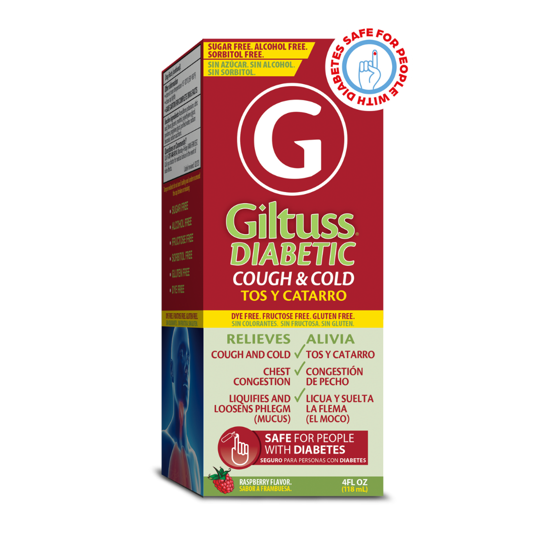 Giltuss Diabetic Cough & Cold Syrup (4oz) DestGlow