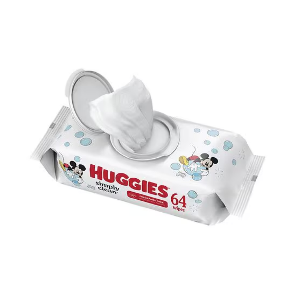Huggies Baby Simply Wipes (64ct) DestGlow