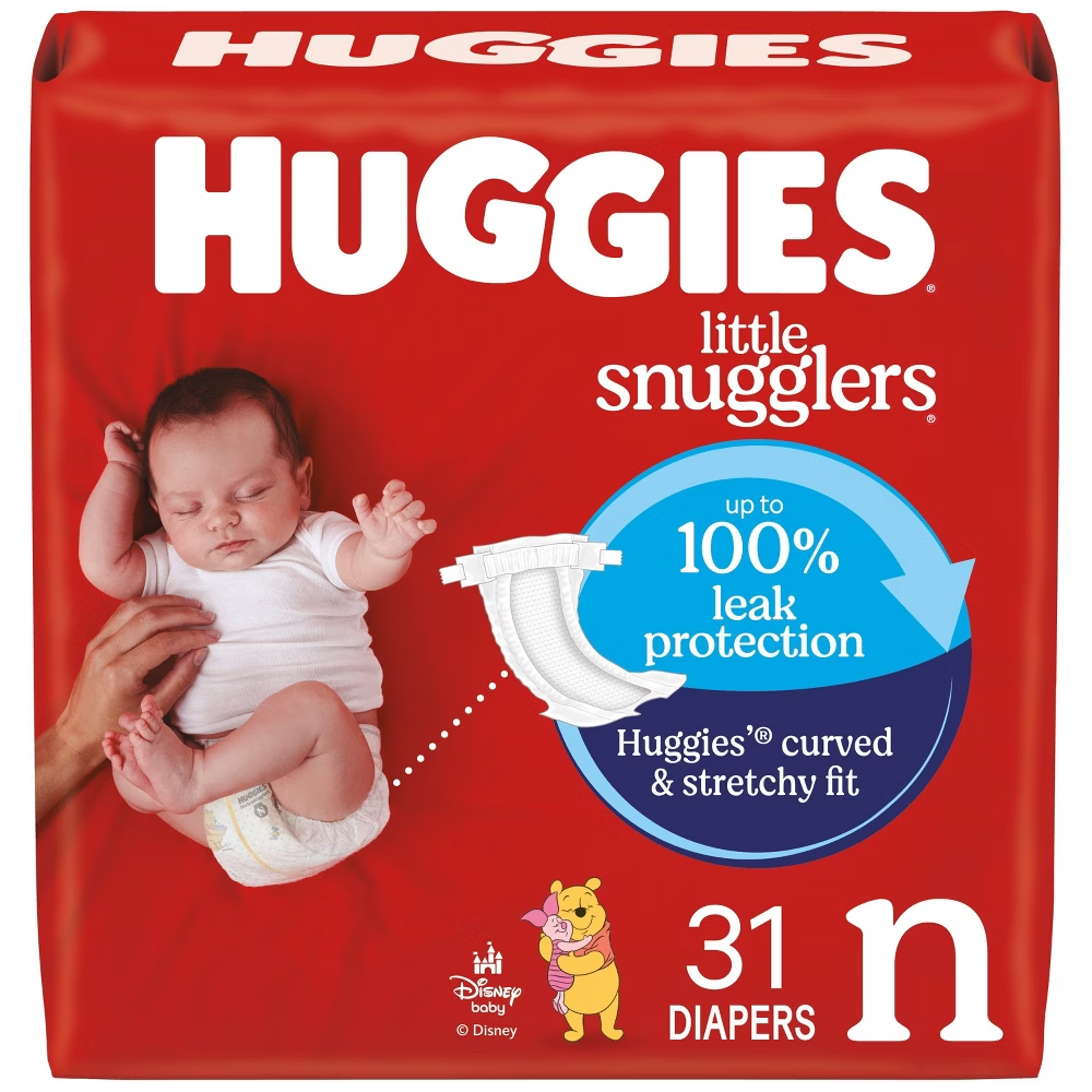 Huggies Little Snugglers Newborn (31 pcs) DestGlow