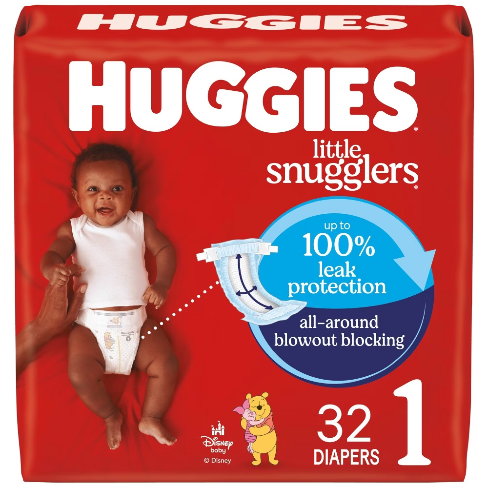Huggies Little Snugglers 1 (32 pcs) DestGlow