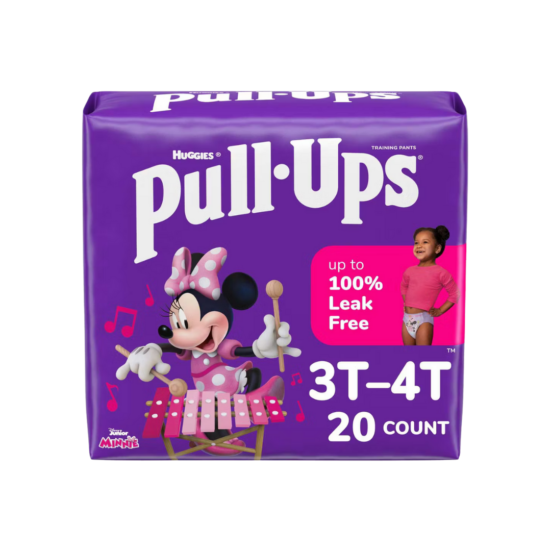 Huggies Pull-Ups Girls Potty Training Pants (3T-4T) (20ct) DestGlow