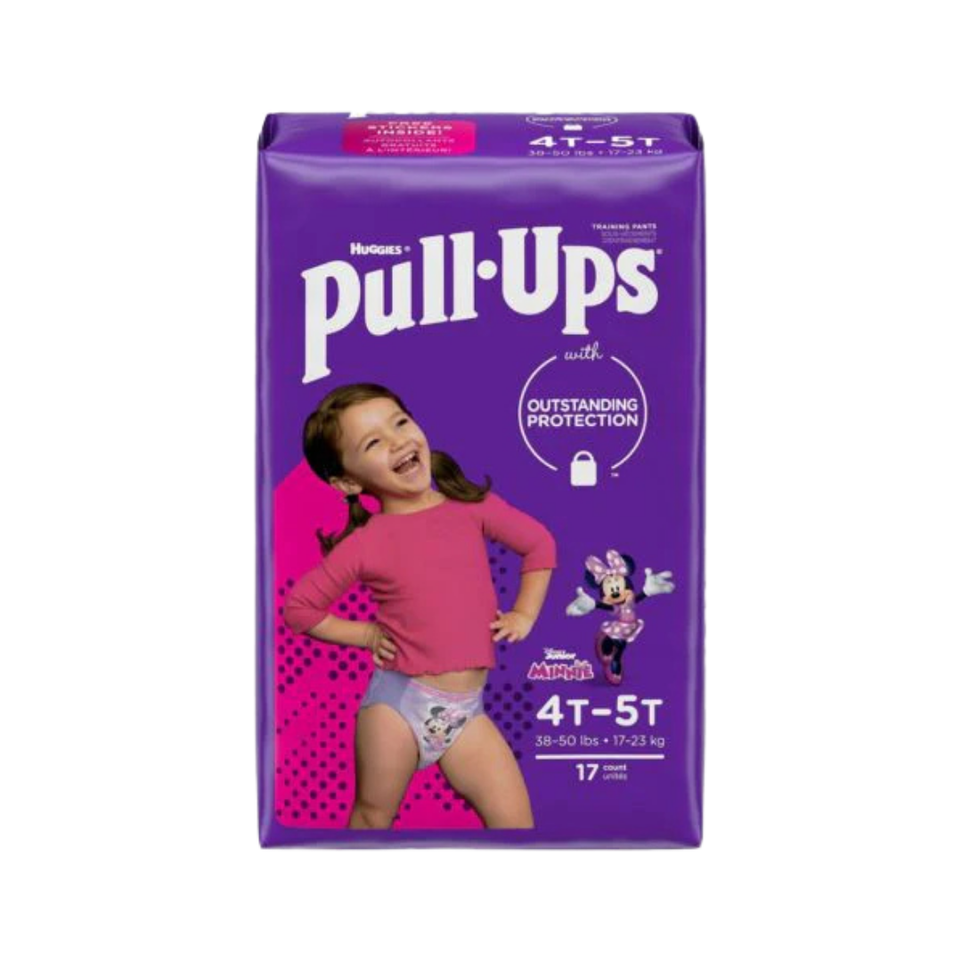 Huggies Pull-Ups Girls Potty Training Pants (4T-5T) (17ct) DestGlow