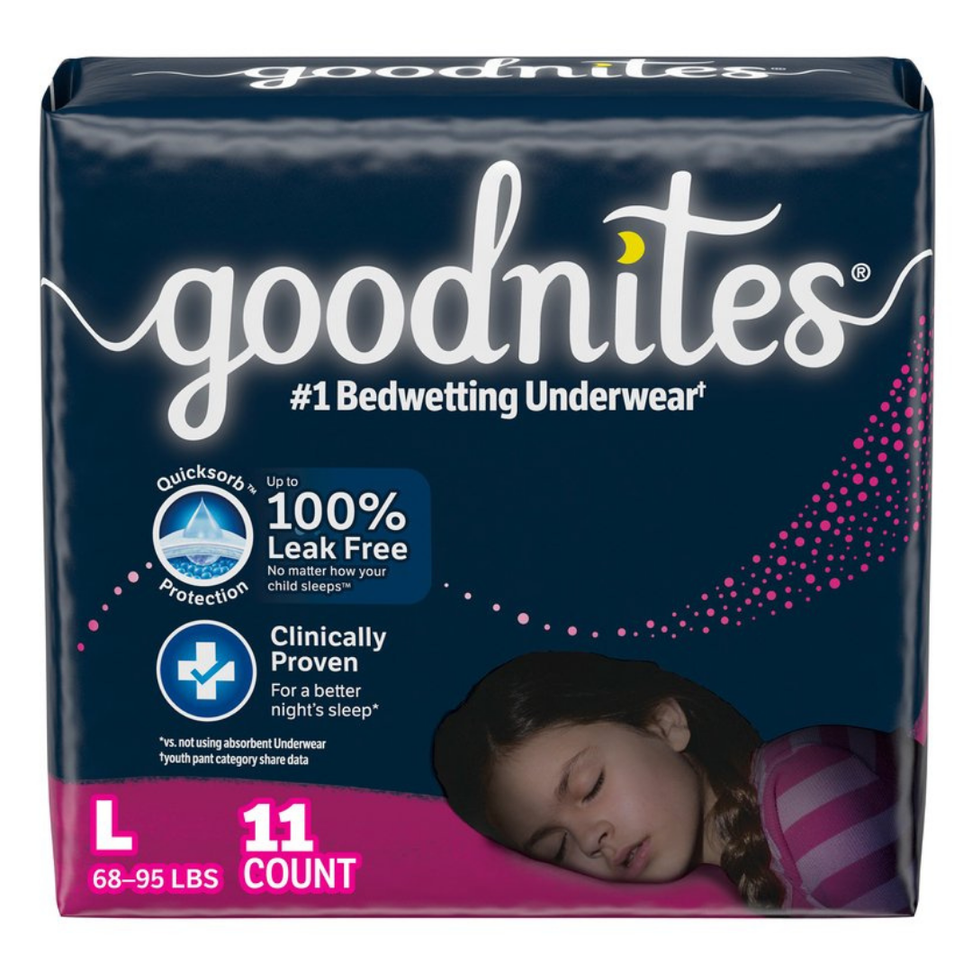 GoodNites Girls L Underwear (11ct) DestGlow