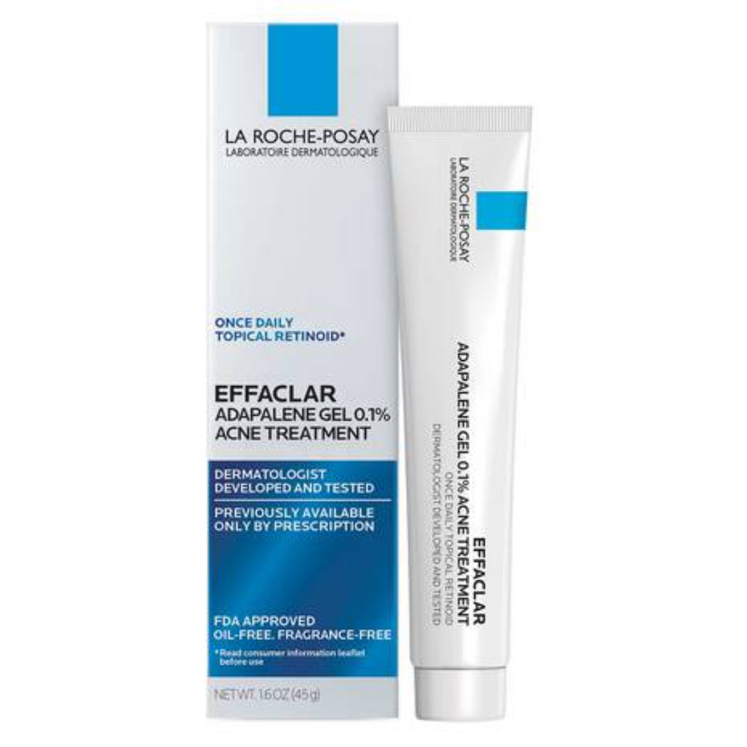La Roche-Posay Effaclar Adapalene Gel 0.1% Acne Treatment (1.6oz) DestGlow