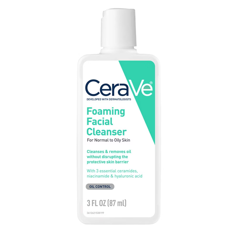 CERAVE HYDRATING CREAM TO FOAM CLEANSER FOR NORMAL TO DRY SKIN 3 FL OZ DestGlow