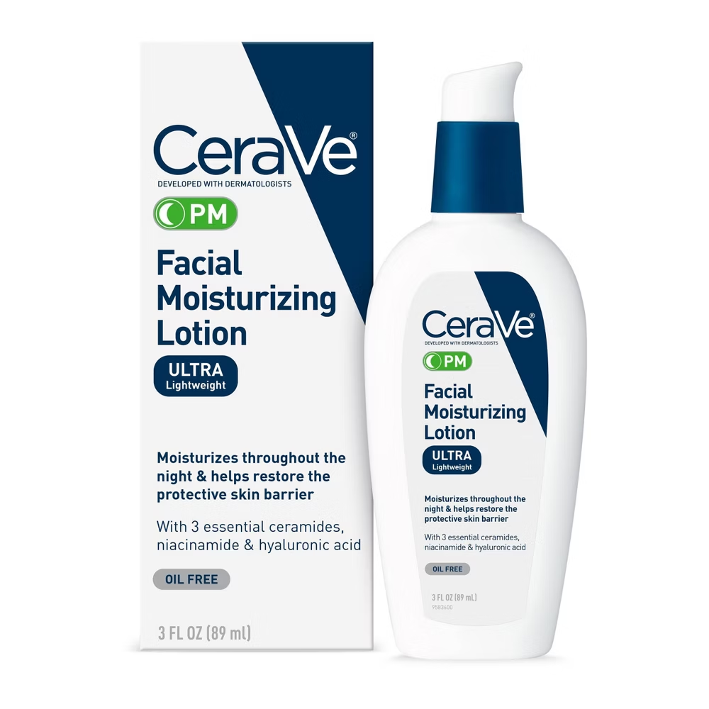 CeraVe PM Facial Moisturizing Lotion (3 oz) DestGlow