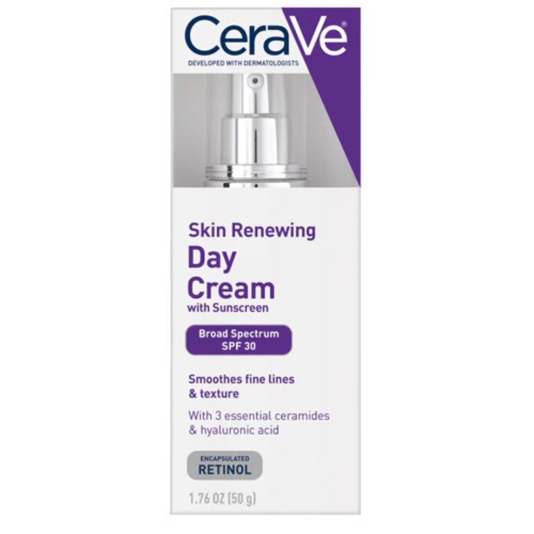 CeraVe Skin Renewing Day Cream SPF 30 (1oz) DestGlow