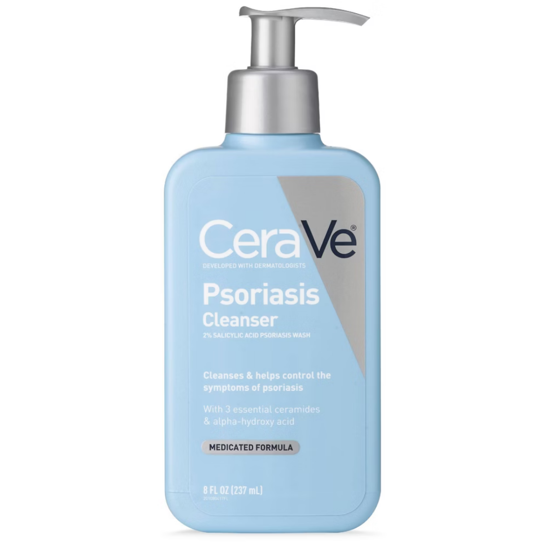 CeraVe Psoriasis Cleanser for Itch Relief (8oz) DestGlow