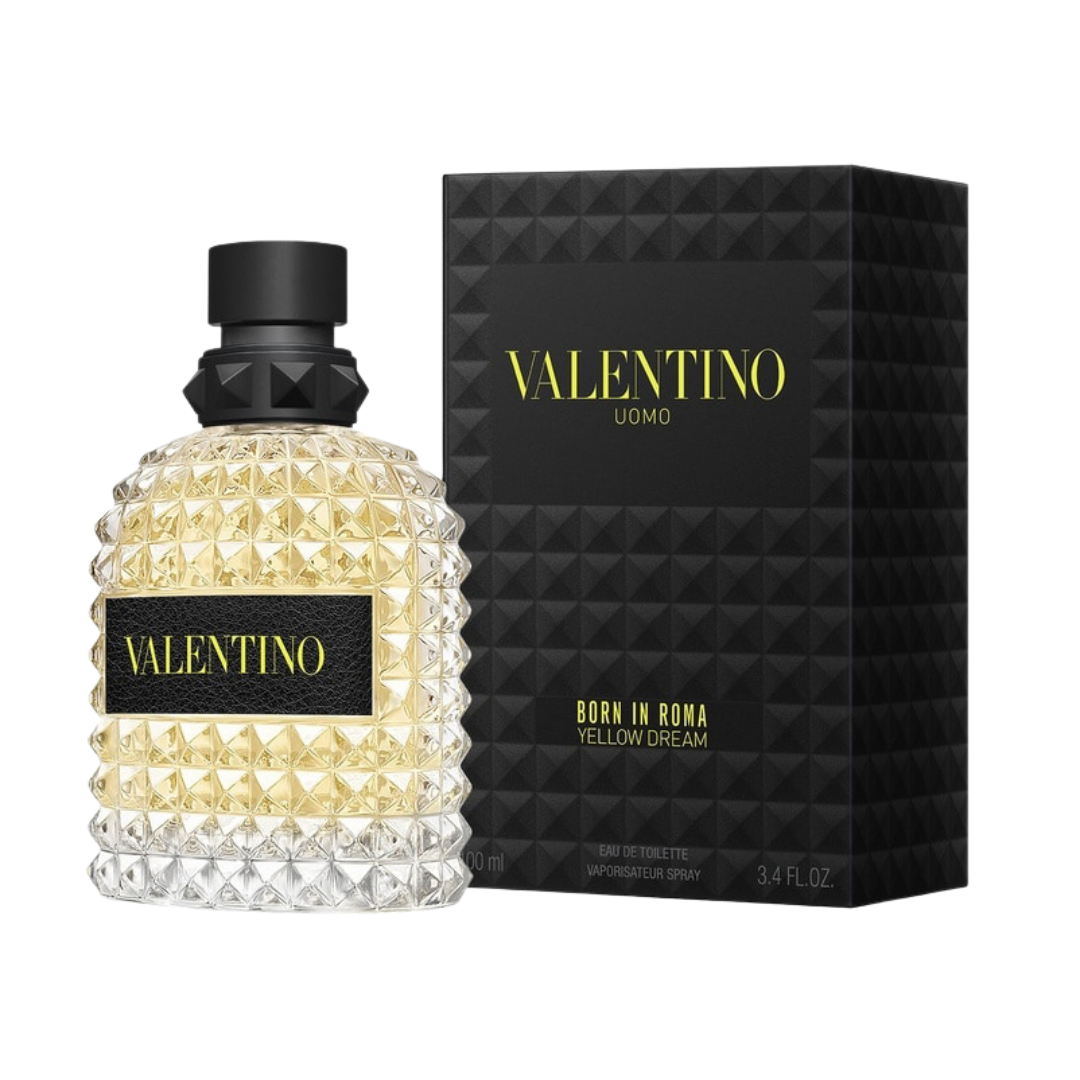 Valentino Uomo Born in Roma Yellow Dream Eau de Toilette for Men (3.4oz) DestGlow