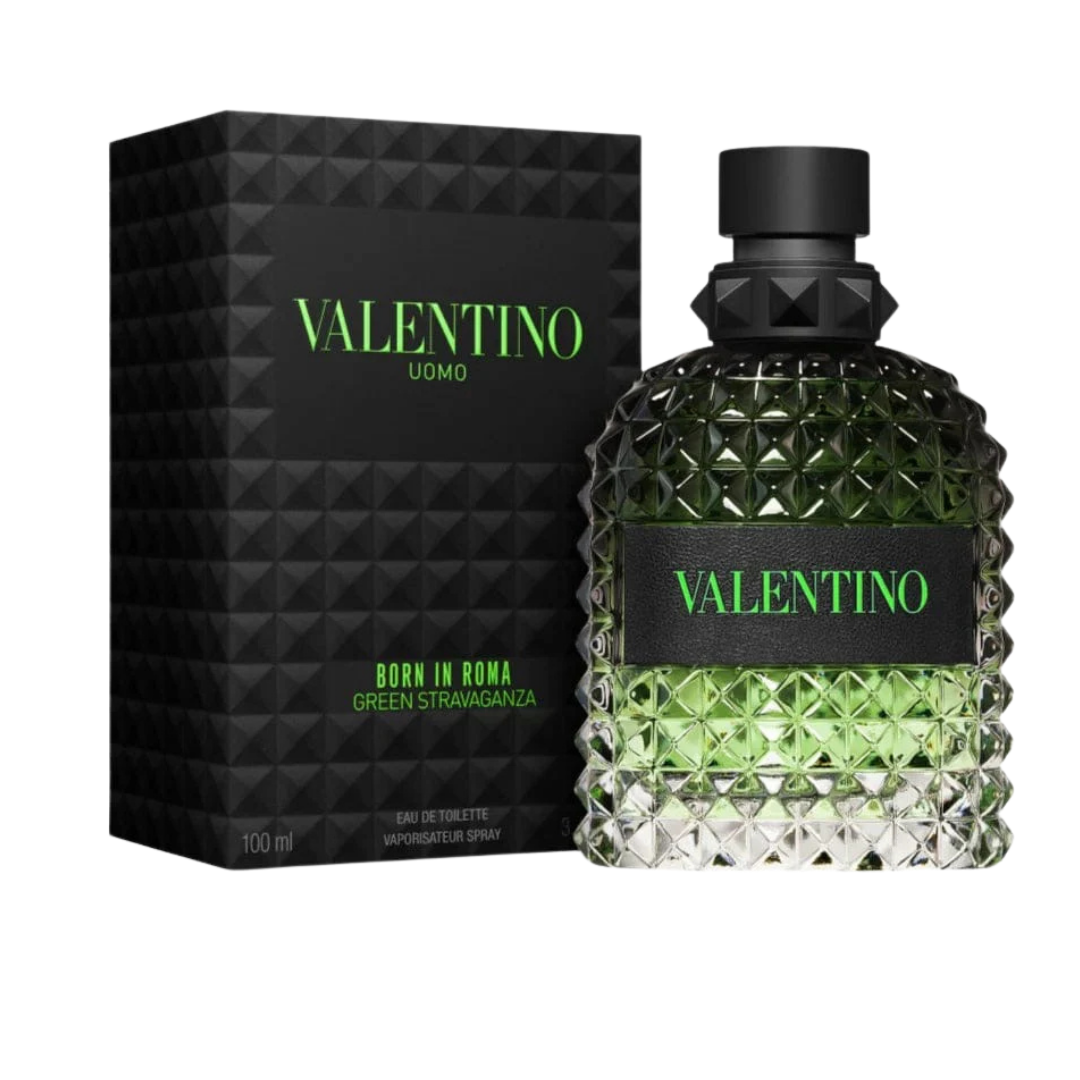 Valentino Uomo Born In Roma Green Stravaganza Eau de Toilette Men (3.4oz) by Farmacias Savia