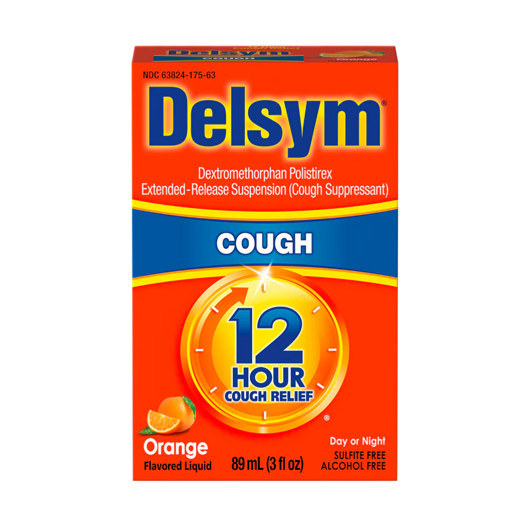 Delsym 12 Hour Cough Relief Orange (3oz) DestGlow