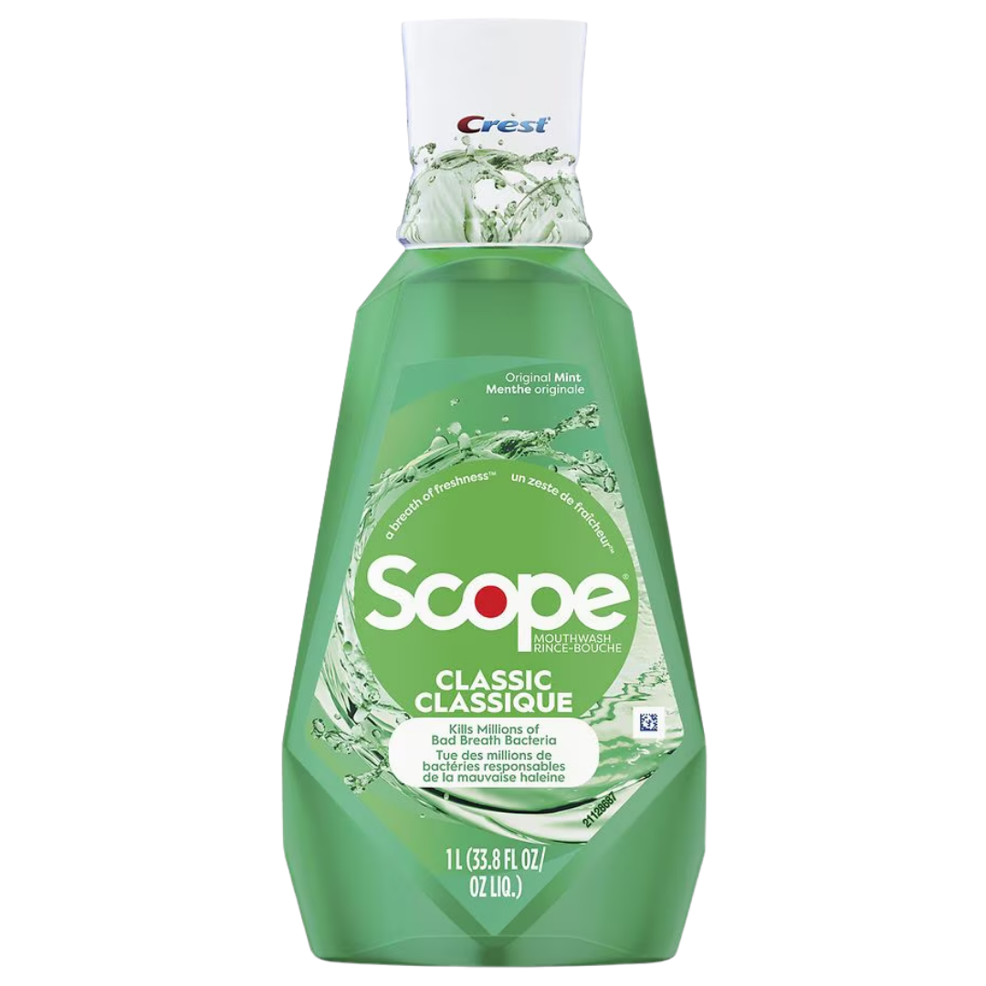 Crest Scope Mouthwash Fresh Mint (33.8oz) by Farmacias Savia